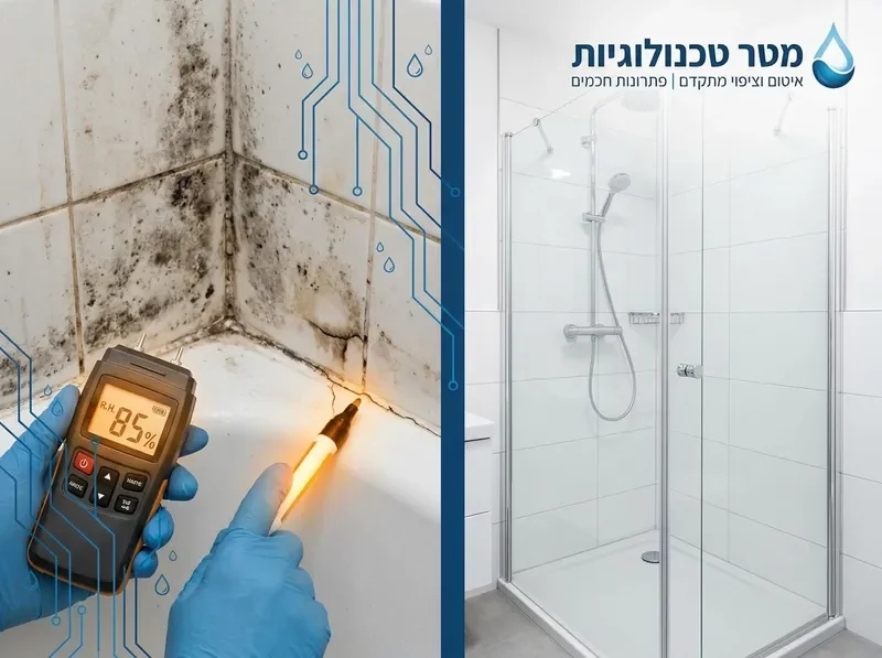 תיקון כשל איטום בדירת מגורים